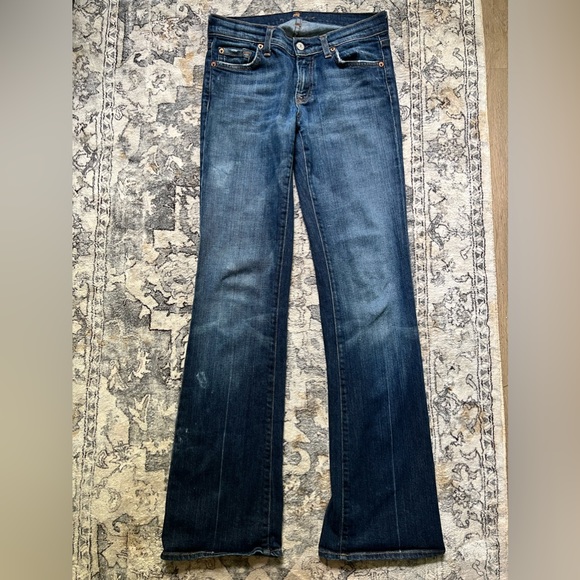7FAM Bootcut Jeans Size 26 - Picture 2 of 4
